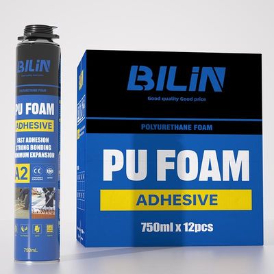 Περιβαλλοντικά φιλική κόλλα PU Foam Foaming Polyurethane για σφραγίσεις κατασκευών