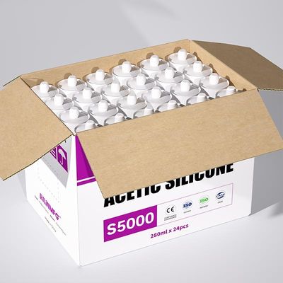 280 ml οξικό σιλικόνιο σφραγιστικό γεμιστήρα ρωγμών ανθεκτικό σε καιρικές συνθήκες για δομικές