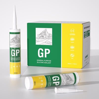 Ένα συστατικό GP Σιλικόνιο Σφραγιστικό 280 ml Σιλικόνιο Σφραγιστικό Γενικού Σκοπού