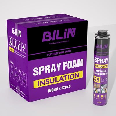 900ml Επεκτάσιμο PU Foam Spray Υψηλή σύνδεση Μύκητας και ανθεκτικό στην διάβρωση