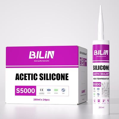 280 ml Σιλικονικό σφραγιστικό γενικού σκοπού Αδιάβροχο για γυάλινα παράθυρα και πόρτες