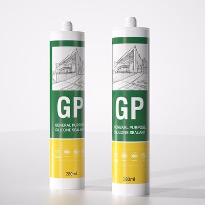 GP Οξικό Σιλικόνιο Σφραγιστικό Υψηλής ακρίβειας Εύκολη λειτουργία Για Παράθυρο Γυαλί