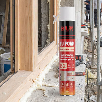 500ml 750ml B2 Πυράντοχος Αφρός Πολυουρεθάνης Τύπου Χειροκίνητου Στόματος για Επισκευή Ρωγμών DIY στο Σπίτι